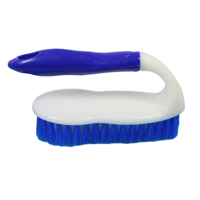 Kitchen Cleaning Scrubbing Brush with Handle 15 cm - Random Colours