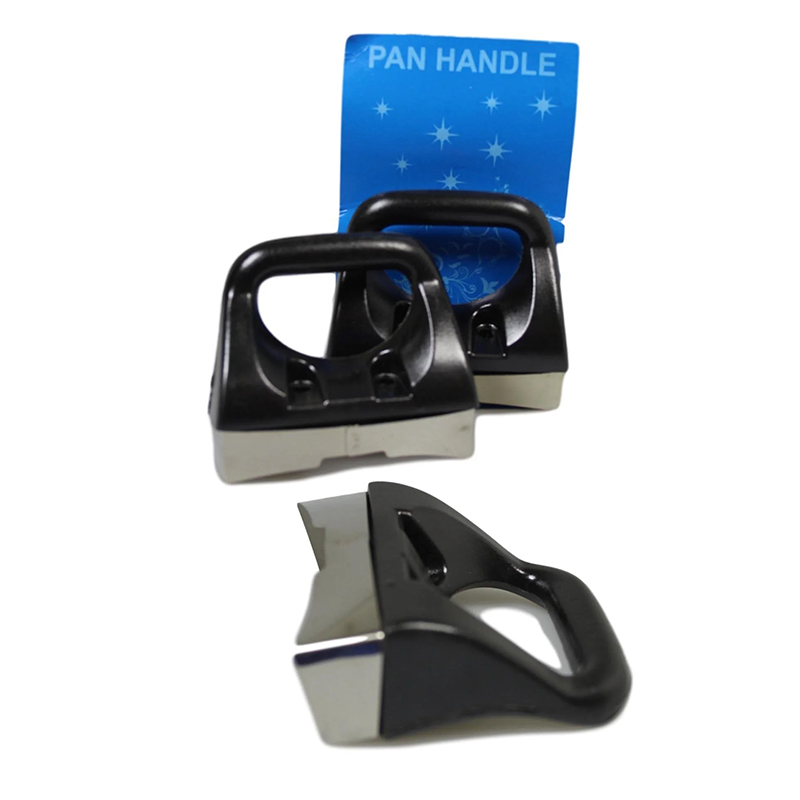 Kitchen Prep Pan Handle Pressure Cooker Side Handle Pack Of 2 - Black