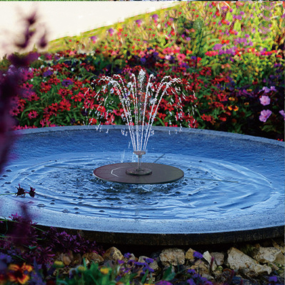 Solar Powered Water Pump Battery Water Fountain for Bird Bath Garden Pond Fish Tank - 5.5W