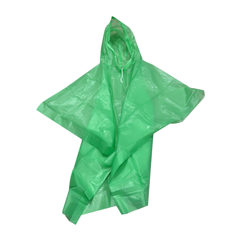 Lightweight Poncho Waterproof Raincoat for Childrens Boys Girls 45 x 72 inch - Green