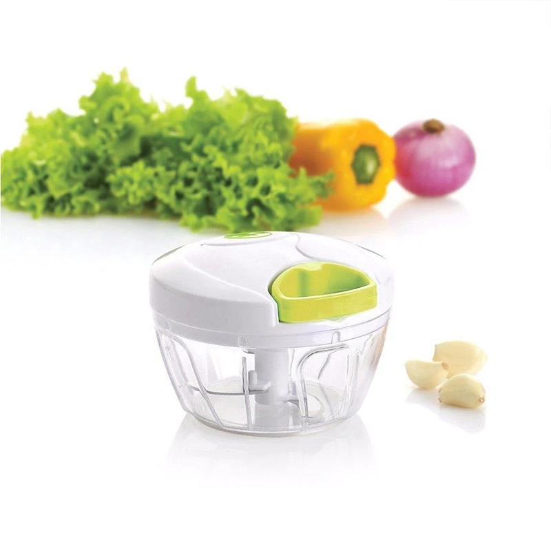 Manual Food Chopper Speedy Chopper Just Pull Trigger for Perfect Salad BBQ