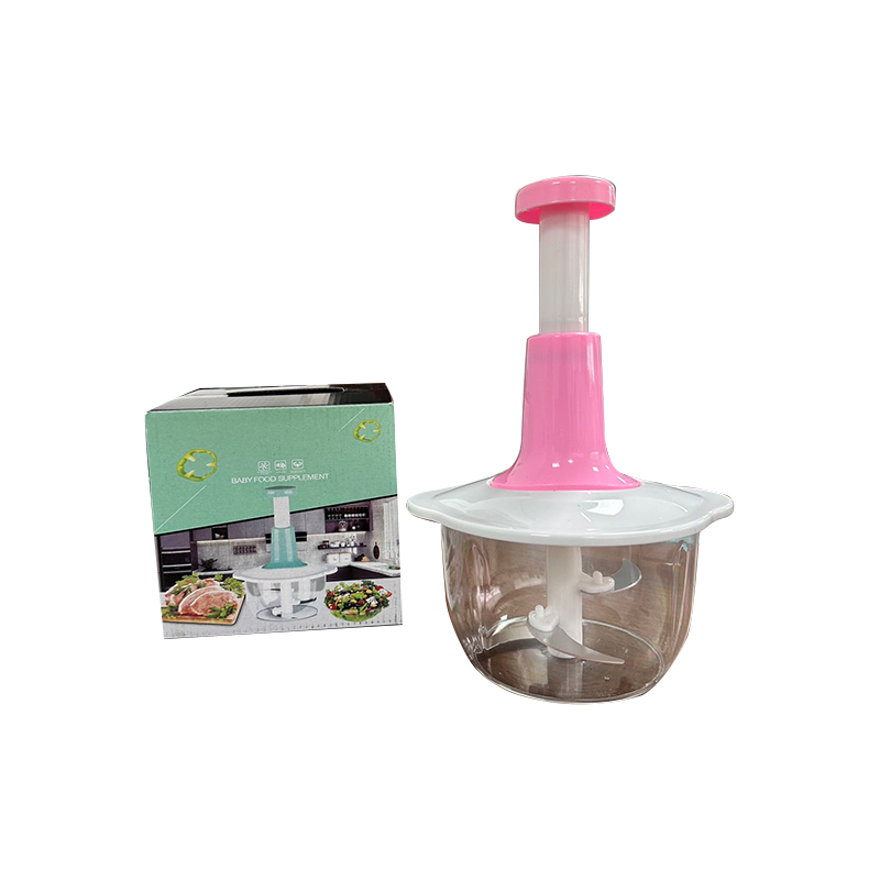 Manual Hand Press Chopper 10 x 14 x 26 cm - Random Colour