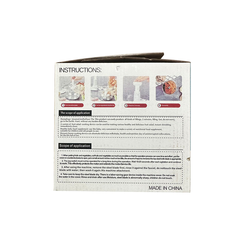 Manual Hand Press Chopper 10 x 14 x 26 cm - Random Colour