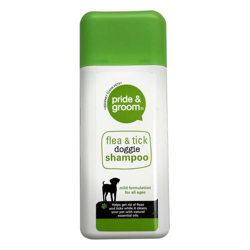 Medicated Dog Shampoo Prevent Flea and Tick Pride & Groom Mild Formulation Shampoo 300ml