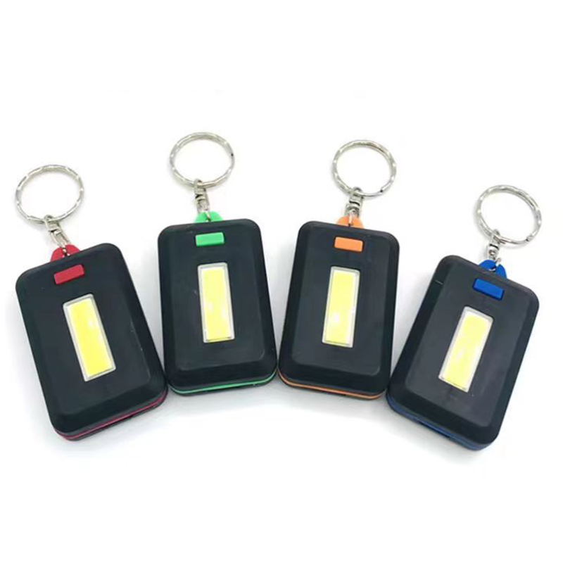 Mini Portable LED Light Keychain Lamp Flashlight - Random Colour