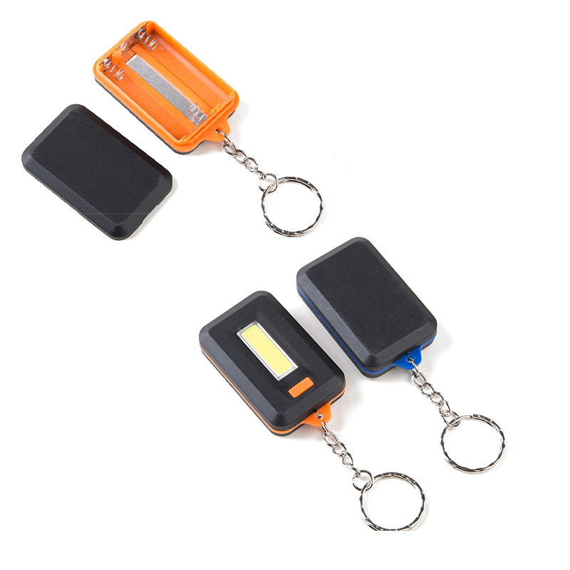Mini Portable LED Light Keychain Lamp Flashlight - Random Colour