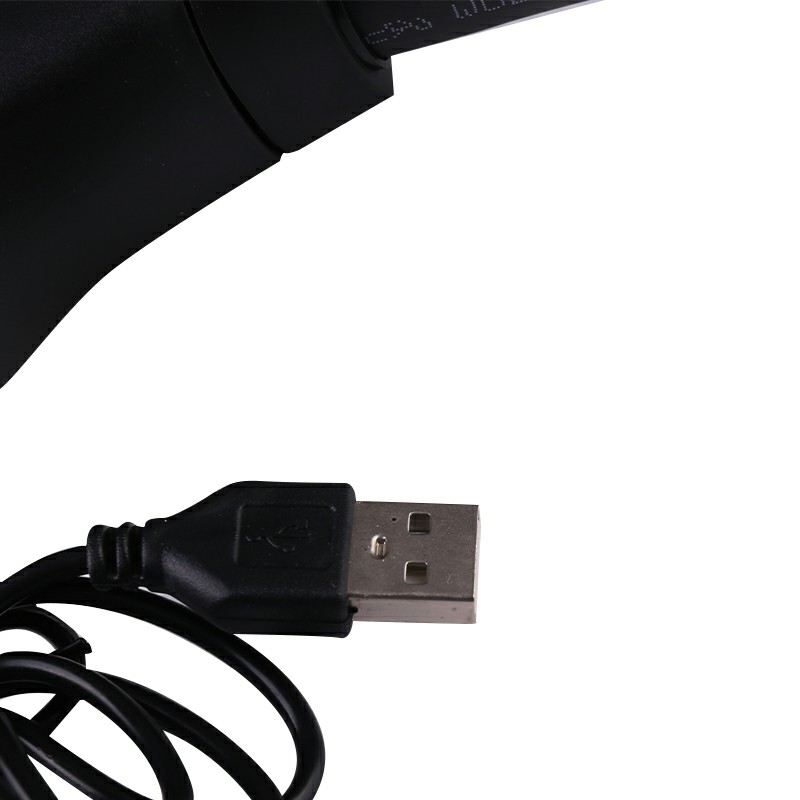 Mini USB Keyboard Vacuum Cleaner with Mini Brush Dust Cleaning Kit - Black