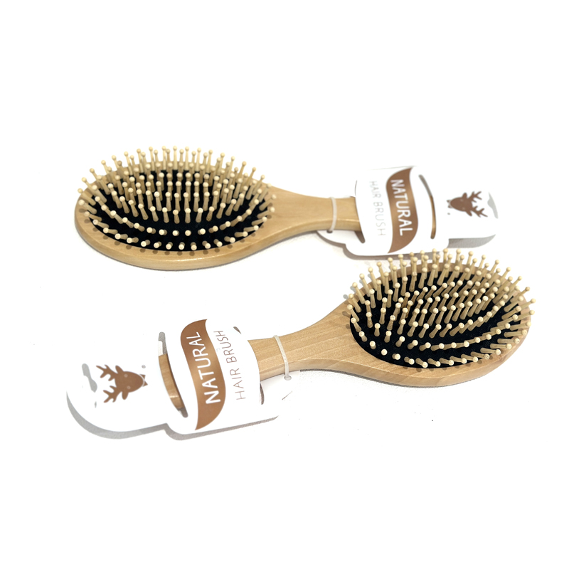 Natural Wooden Hair Brush Traditional Brush for Ladies Men