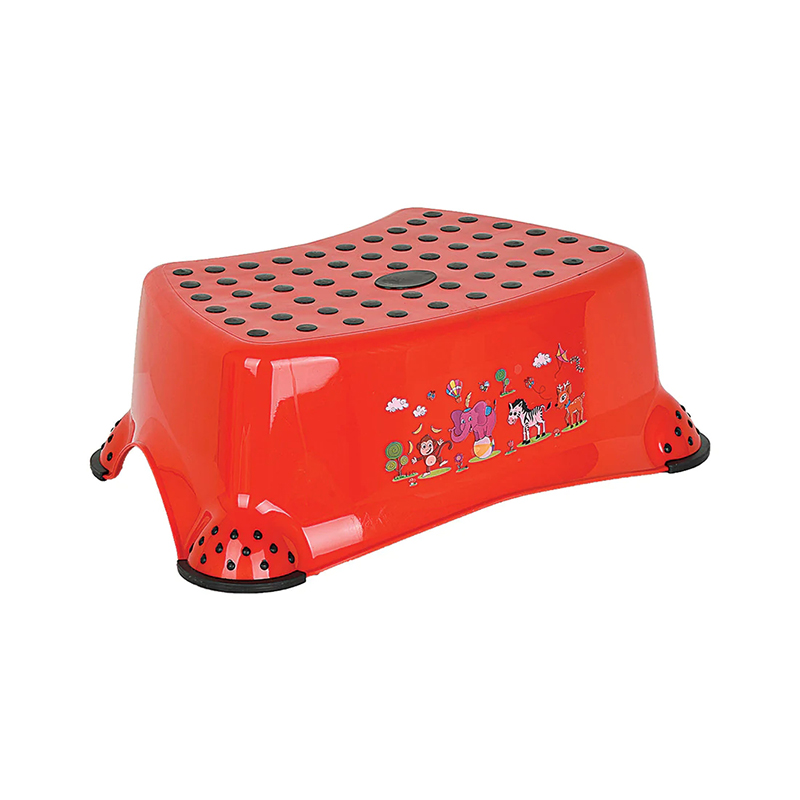 Non-Slip Stepping Stool Bathroom Toilet Ladder Stool for Children - Random Colour