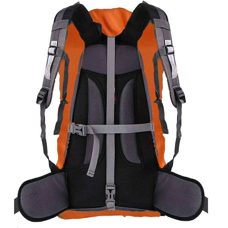 Outdoor Reflective Function Waterproof Dustproof Backpack Rain Cover Shoulder Bag Cover Orange - S