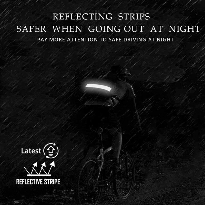 Outdoor Reflective Function Waterproof Dustproof Backpack Rain Cover Shoulder Bag Cover Orange - S