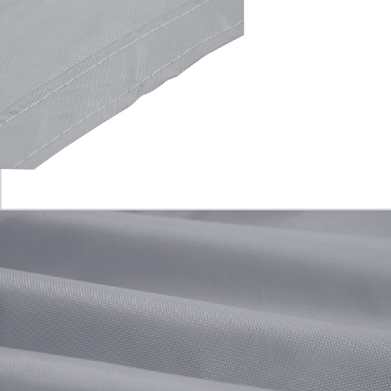 400D Triangle Outdoor Shade Sail Patio Suncreen Awning Garden Sun Canopy 98% UV Block Grey - 3x3x3m