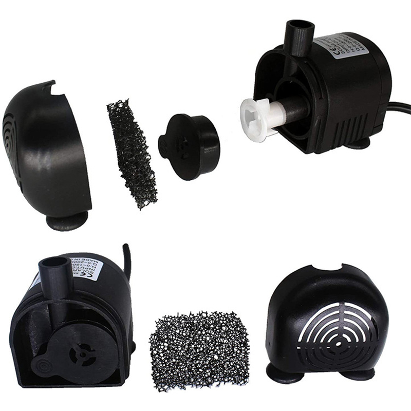 Outdoor Solar Powered Submersible Water Fountain Pump Garden Pond Pool Bird Bath