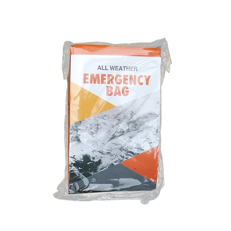 PE Orange Emergency Sleeping Bag Cold and Heat Insulation Used for Outdoor Climbing and Camping