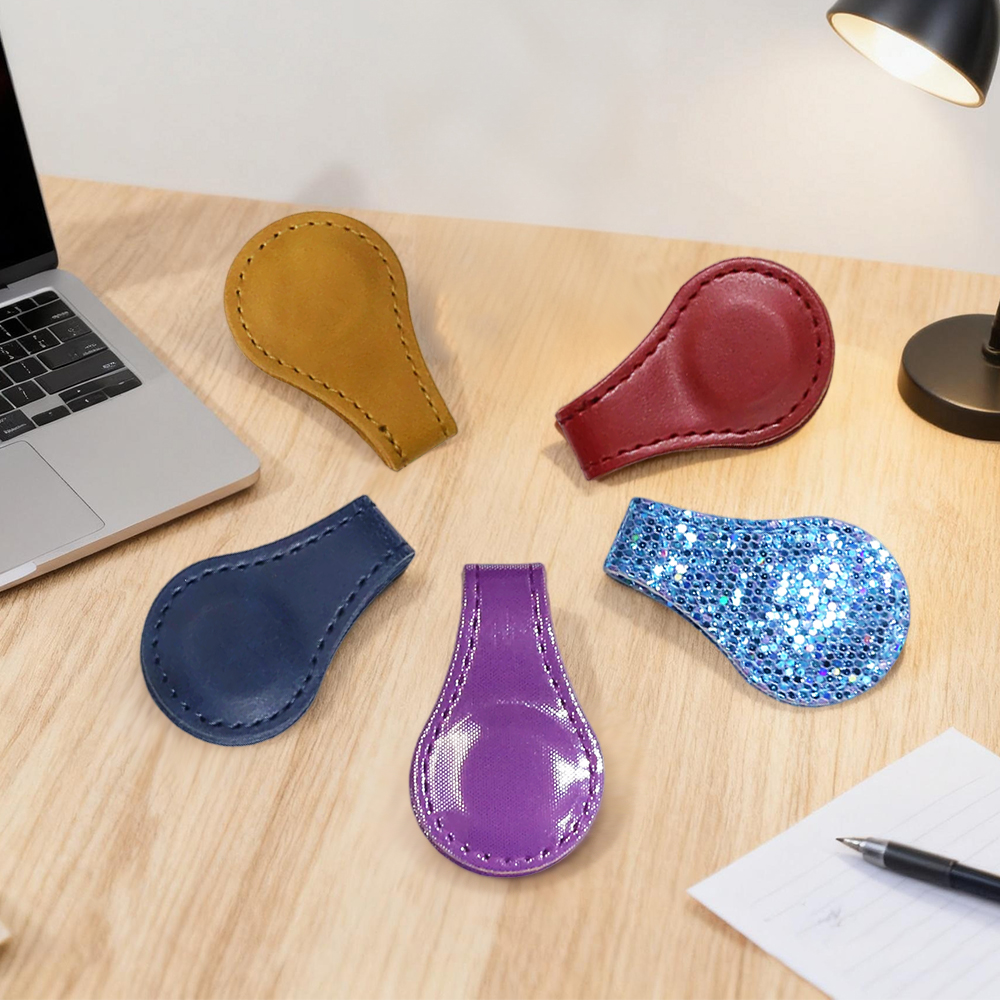 5pcs Personalised Leather Bookmark Custom Engraved Gifts Gift