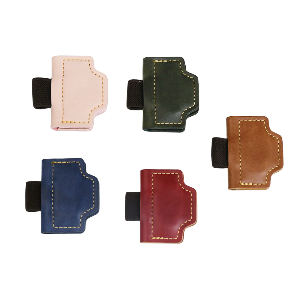 5pcs Personalised Magnetic Leather Bookmark with Pen Holder Page Marker Reader Gifts Gift