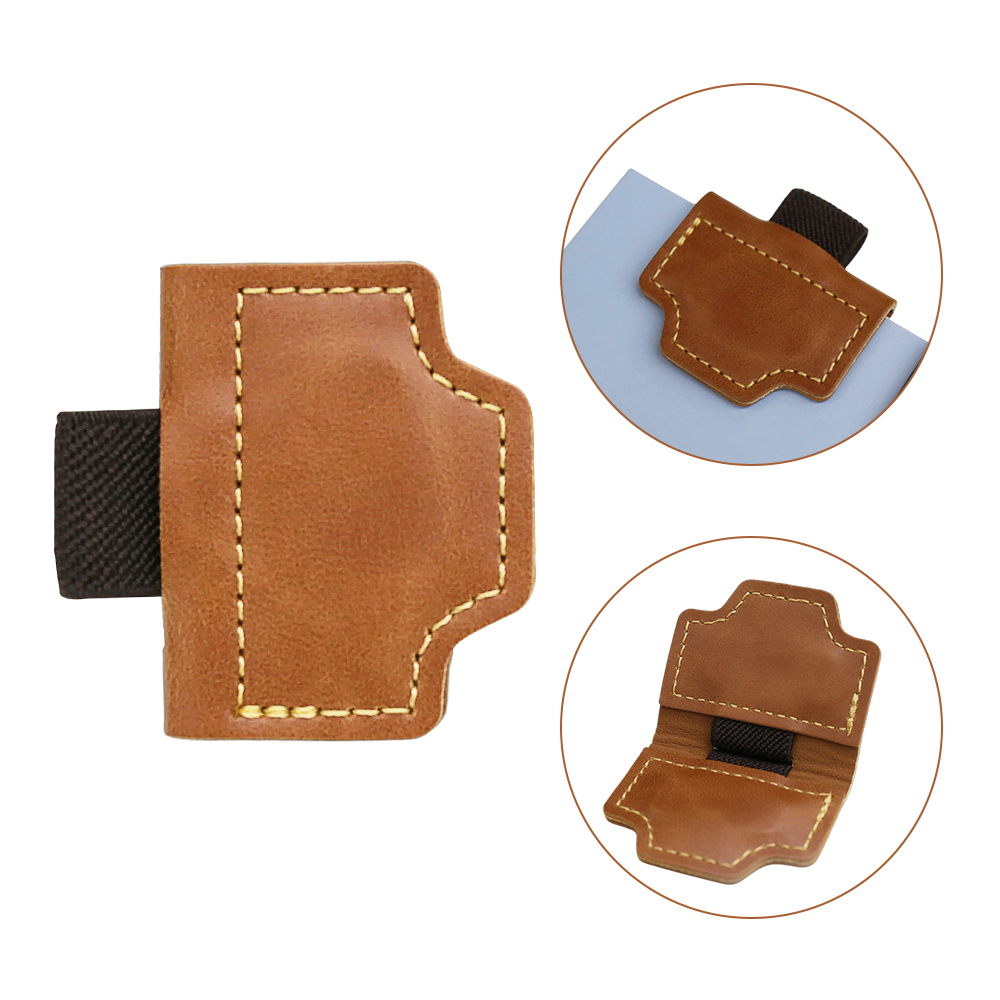 5pcs Personalised Magnetic Leather Bookmark with Pen Holder Page Marker Reader Gifts Gift