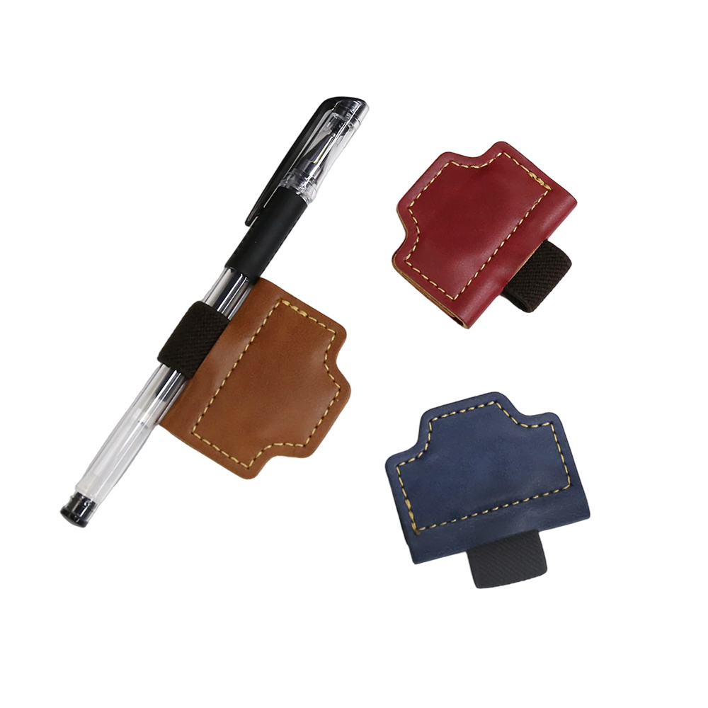 5pcs Personalised Magnetic Leather Bookmark with Pen Holder Page Marker Reader Gifts Gift