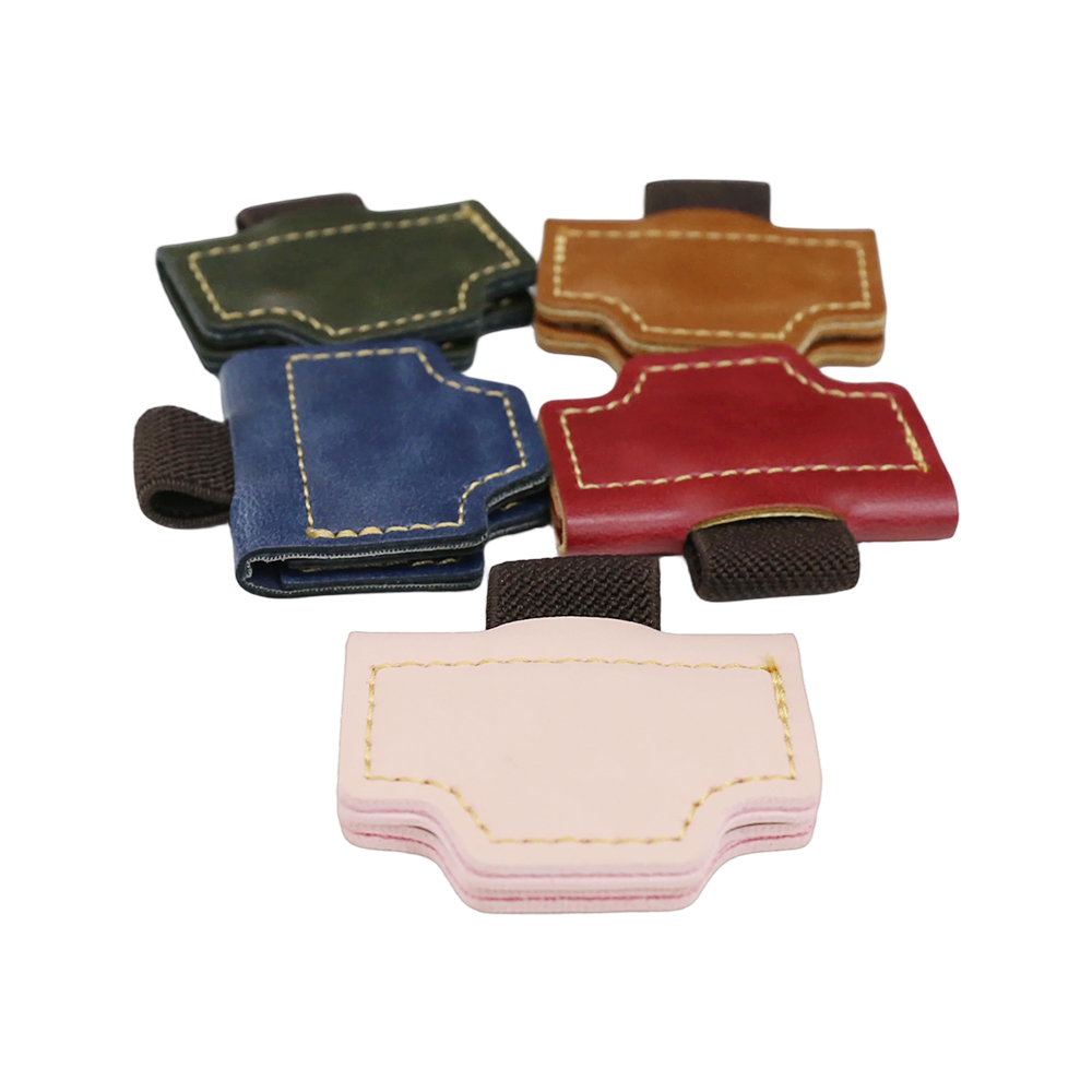 5pcs Personalised Magnetic Leather Bookmark with Pen Holder Page Marker Reader Gifts Gift