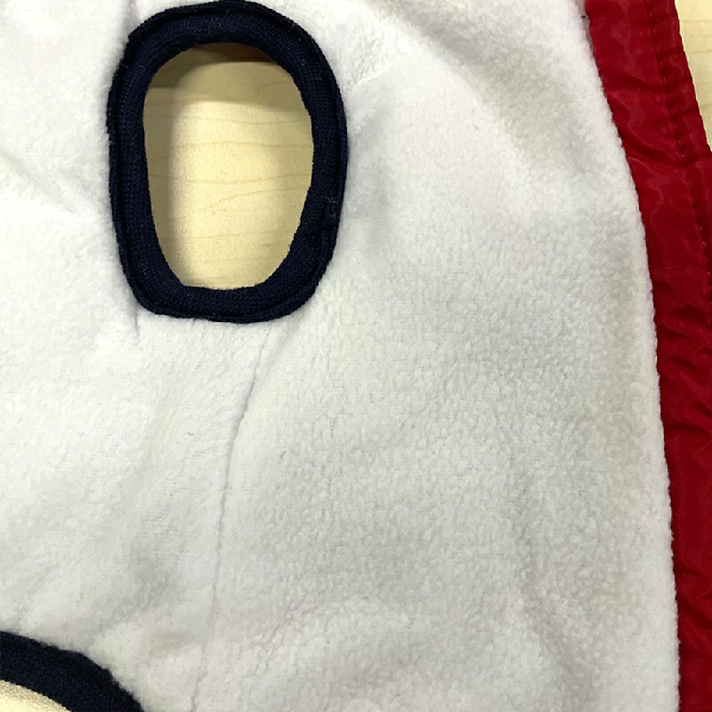 Pet Clothes Autumn Winter Warm Padded Coat Reflective Dog Vest Puppy Jacket with Harness - Purple 4XL