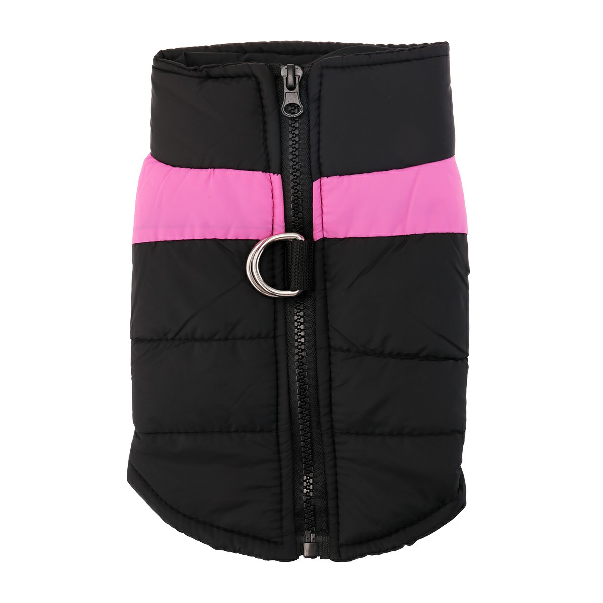 Pet Puppy Dog Warm Insulated Padded Coat Thick Winter Puffer Jacket Vest for Pets Size XL - Pink