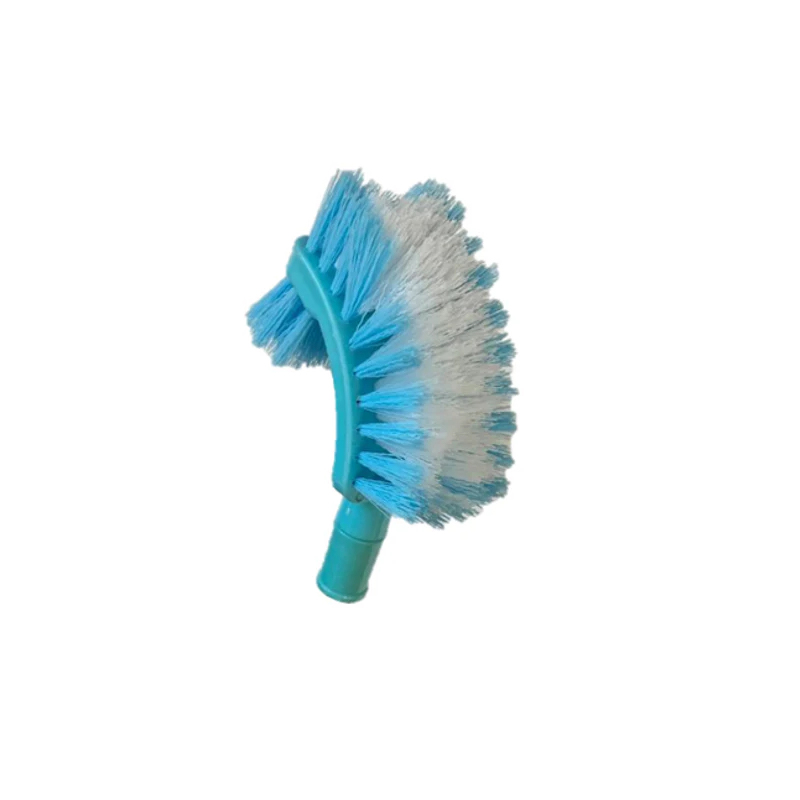 Plastic Double Sided Toilet Cleaning Scrubbing Brush 54 cm - Random Colours