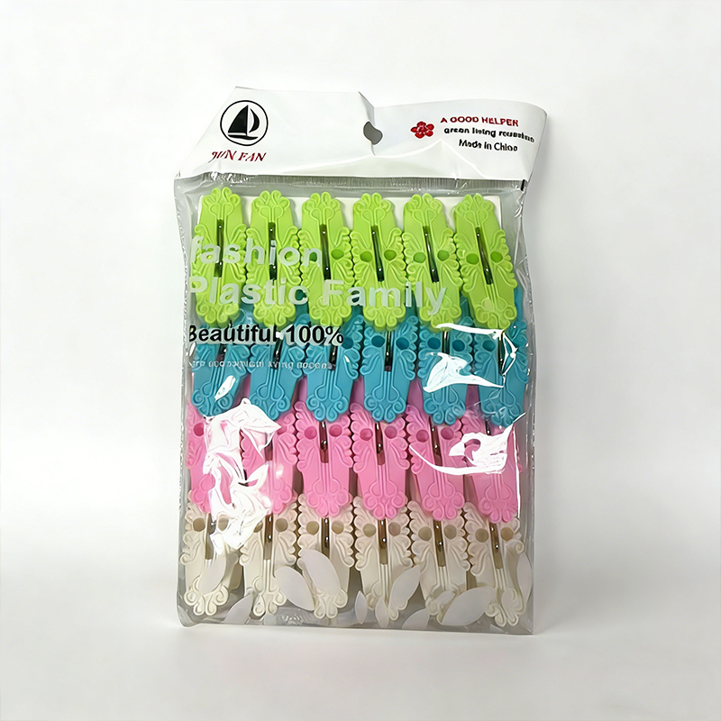 20PCS Plastic Washing Line Clothes Pegs Heavy Duty Clothespins With Anti-Rust Spring 5cm Random Colours
