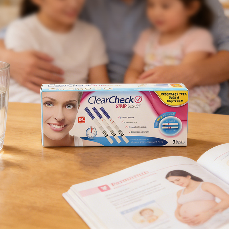 3PCS Pregnancy Strip Tester Kit Test Strips Stream Pregnancy Detector Fast Accurate Reliable