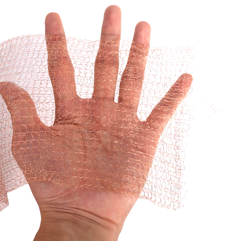 Pure Copper Mesh Rodent Slug Snail Rat Control Blocker Knitt Soffit Mesh - 3M