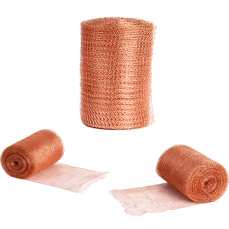 Pure Copper Mesh Rodent Slug Snail Rat Control Blocker Knitt Soffit Mesh - 3M