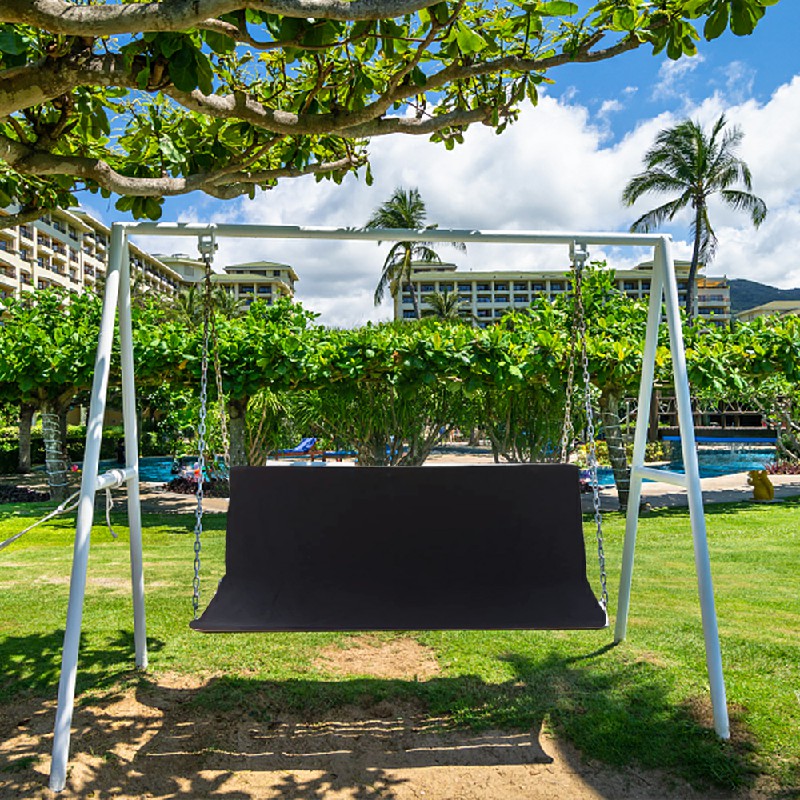 Replacement Part For Swing Seat Cover Garden Swinging Bench/Hammock 113x47x47cm Black