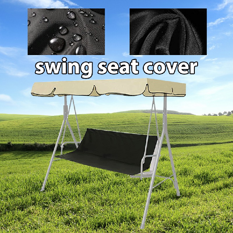 Replacement Part For Swing Seat Cover Garden Swinging Bench/Hammock 148x51x51cm Black