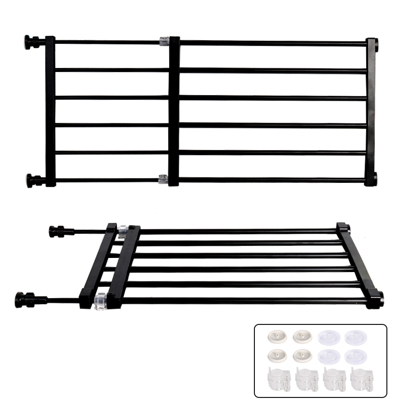 Retractable Pet Small Dog Safety Gate Baby Barrier Door Stair Fence Guard for Indoor - White
