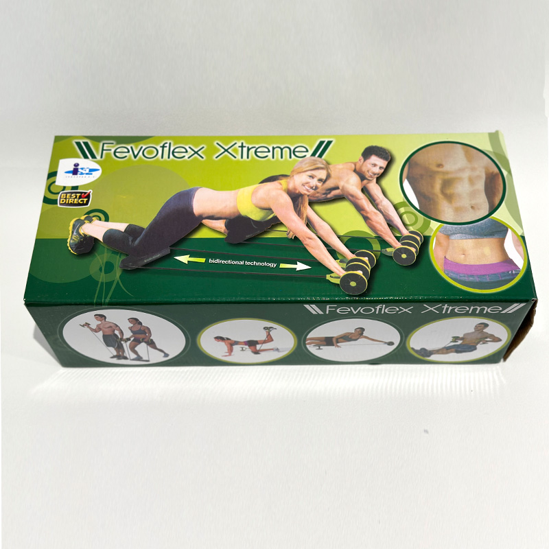 Revoflex Xtreme Exerciser Wheel Total Body Gym Abdominal Resistance