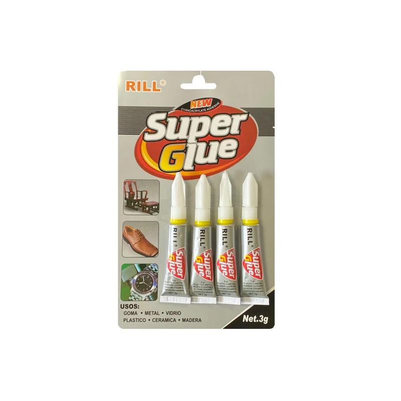 Rill Super Glue Liquid Pack of 4 x 3g