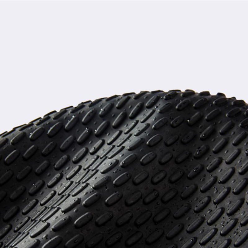 Silicone Swimming Pool Cap for Men and Women - Black