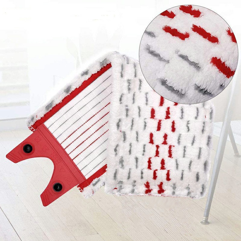 Min Order 2pcs - Single Buckle Replacement Household Mop Head Microfiber Mop Pads for Vileda 1 / 2 Spray Mop