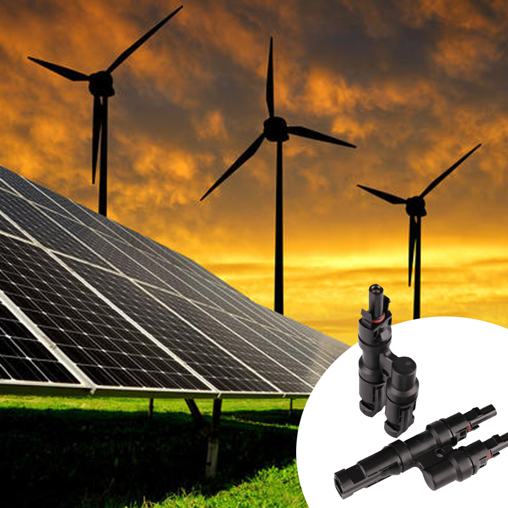 Solar Panel Diode T Connector Fuseholder Splitters Coupler Compatible with MC4