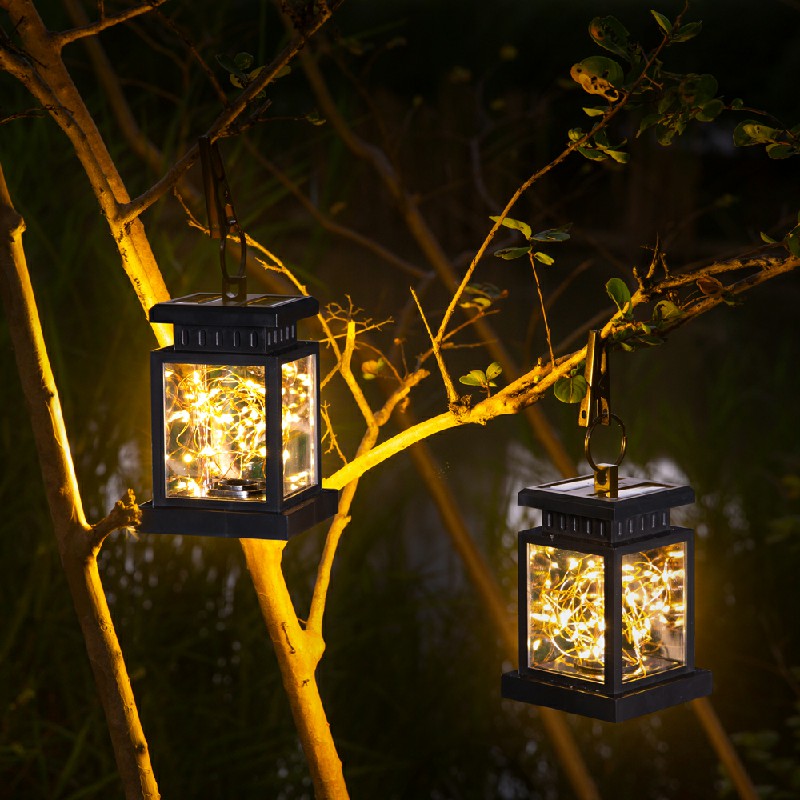 Solar Lantern with Peg Clip Garden Decoration Light Fairy Light Style Random Sent
