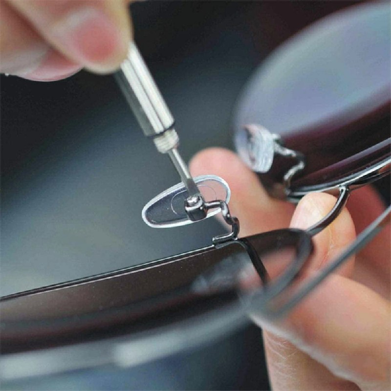 Spectacle Glasses Sunglasses Eye Glass Screws Nuts Pads Optical Repair Kit