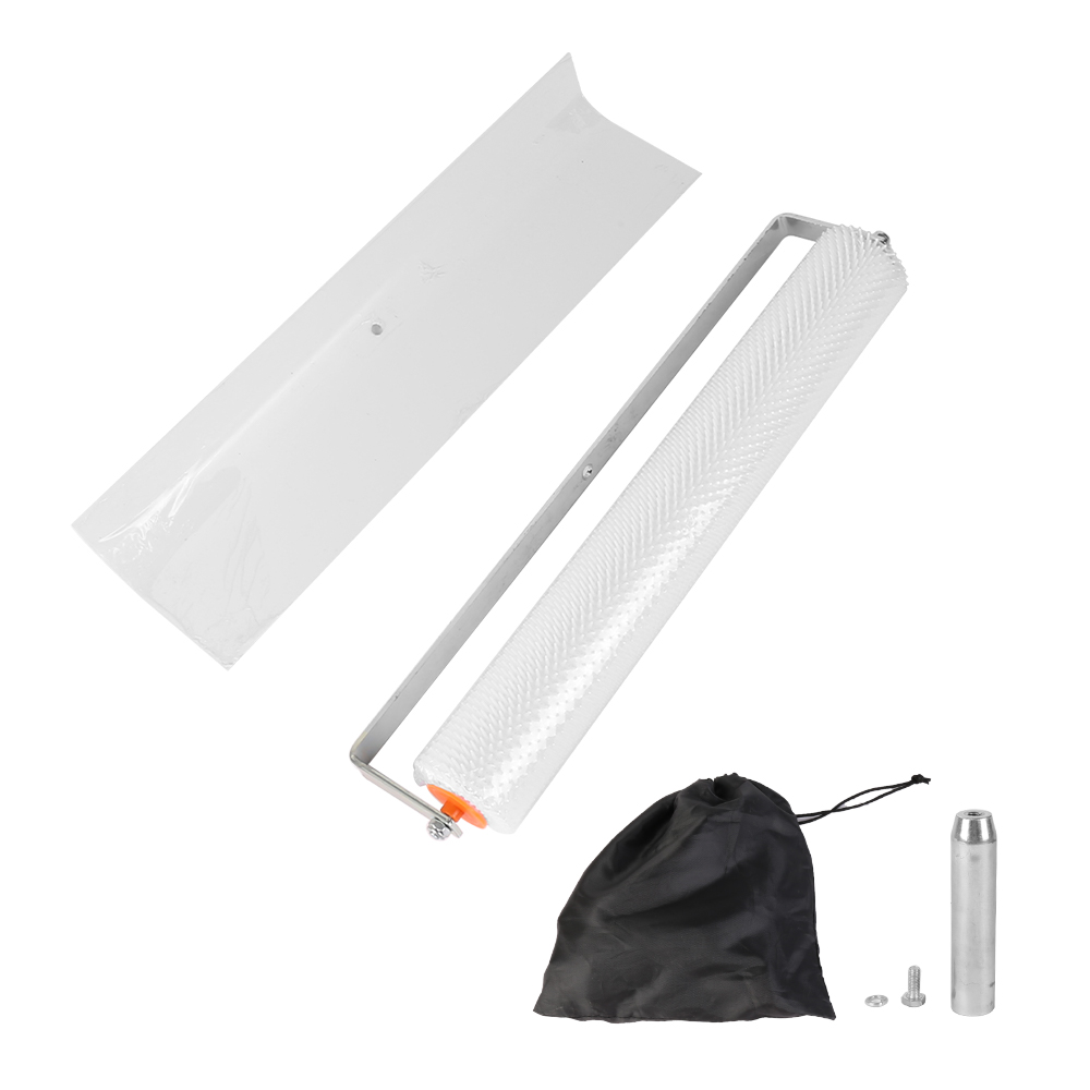 Spiked Roller with Removable Splash Guard Self Leveling Concrete Floor Leveling Tools