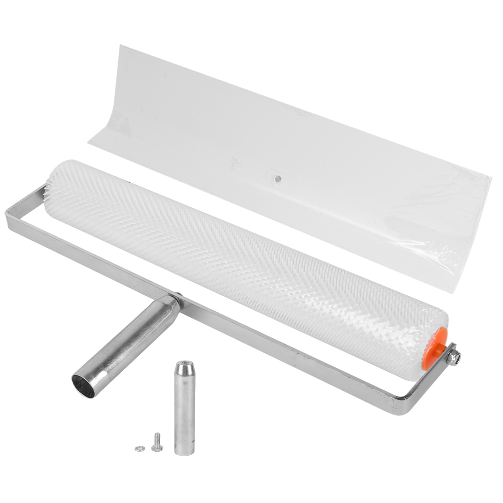 Spiked Roller with Removable Splash Guard Self Leveling Concrete Floor Leveling Tools