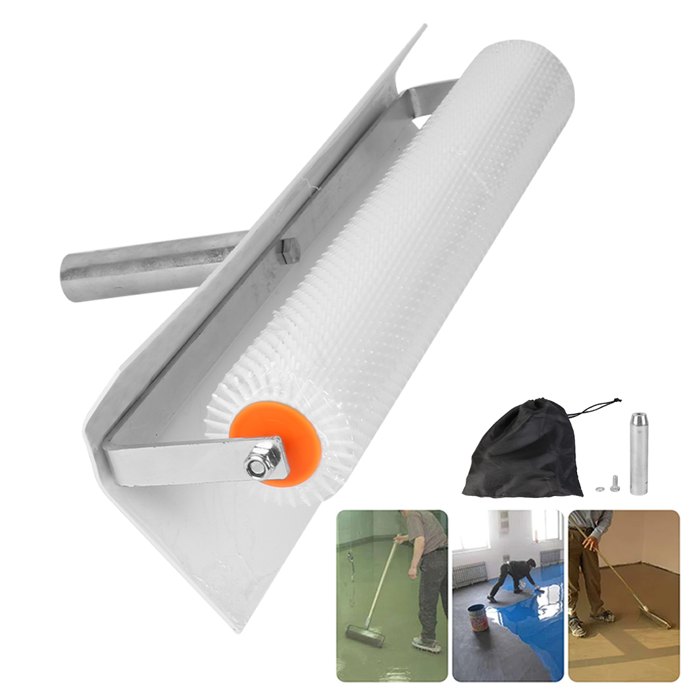 Spiked Roller with Removable Splash Guard Self Leveling Concrete Floor Leveling Tools