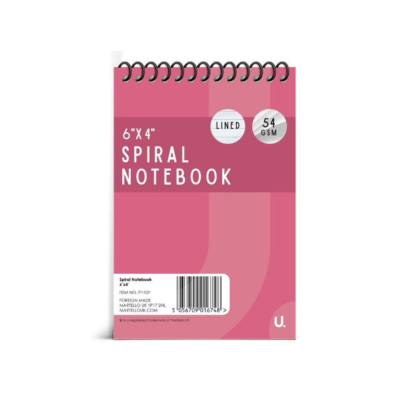 3PCS Spiral Notebook 6 x 4 inch Kids Notebook Students Notebook Wirebound Notebook Random Colour
