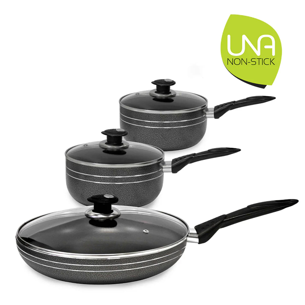 SQ Professional Una Non Stick Essential Pan Set of 6