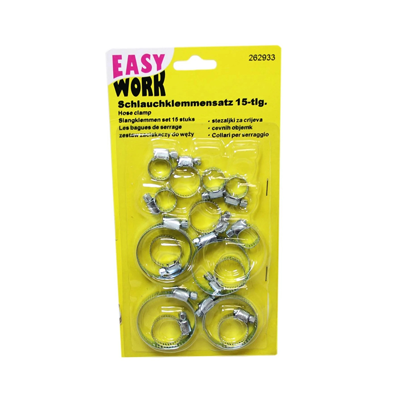 Stainless Steel Hose Clips Pipe Clamps Assorted Sizes DIY Hose Clamps