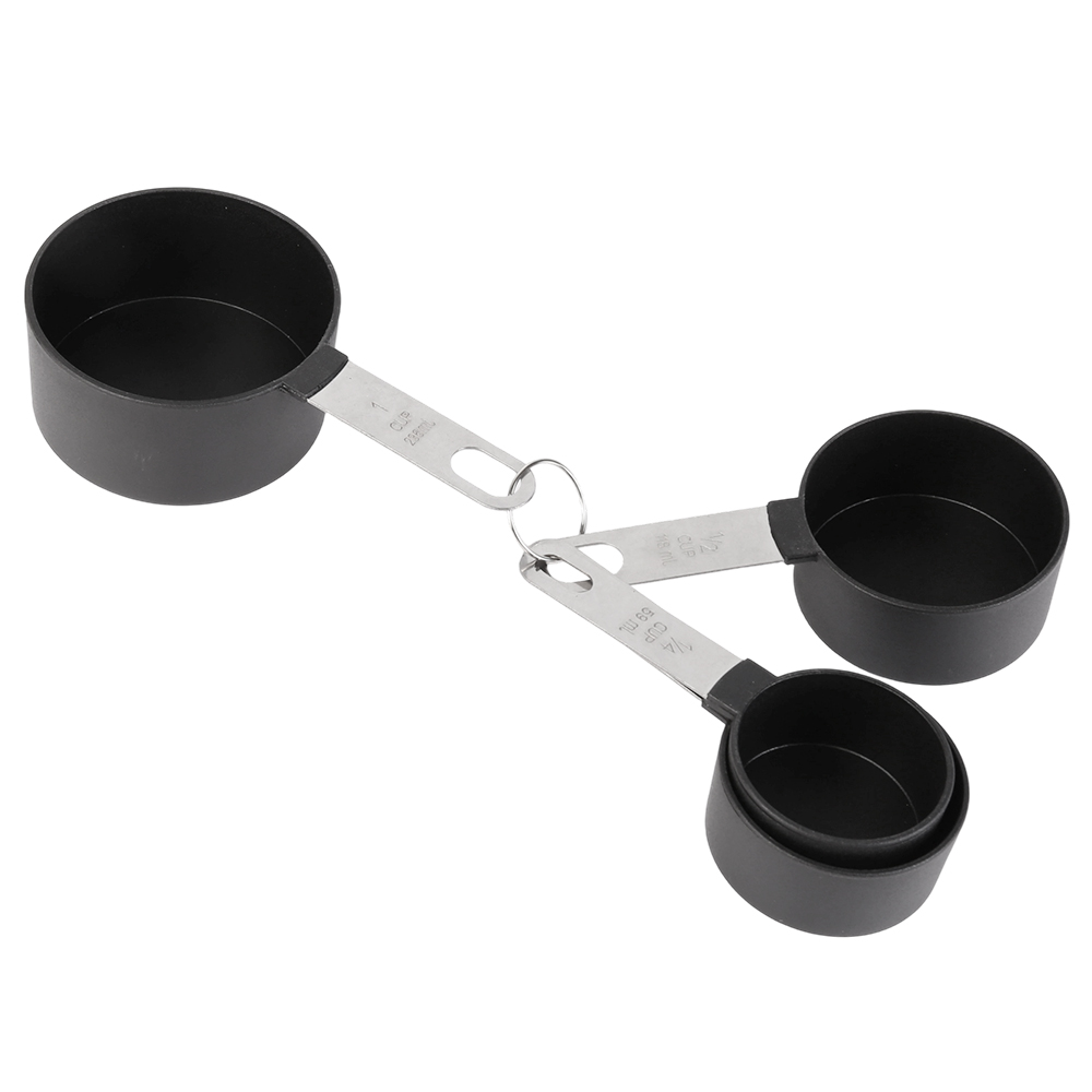 Stainless Steel Measuring Cups and Spoons 8 Pack Set with Handles for Baking Kitchen BBQ Use