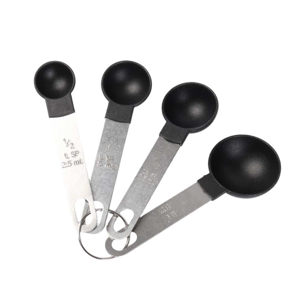 Stainless Steel Measuring Cups and Spoons 8 Pack Set with Handles for Baking Kitchen BBQ Use