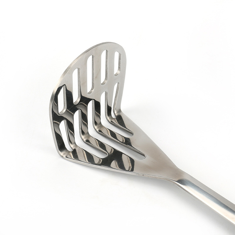 Stainless Steel Potato Masher 14 inch for Kitchen, Silver