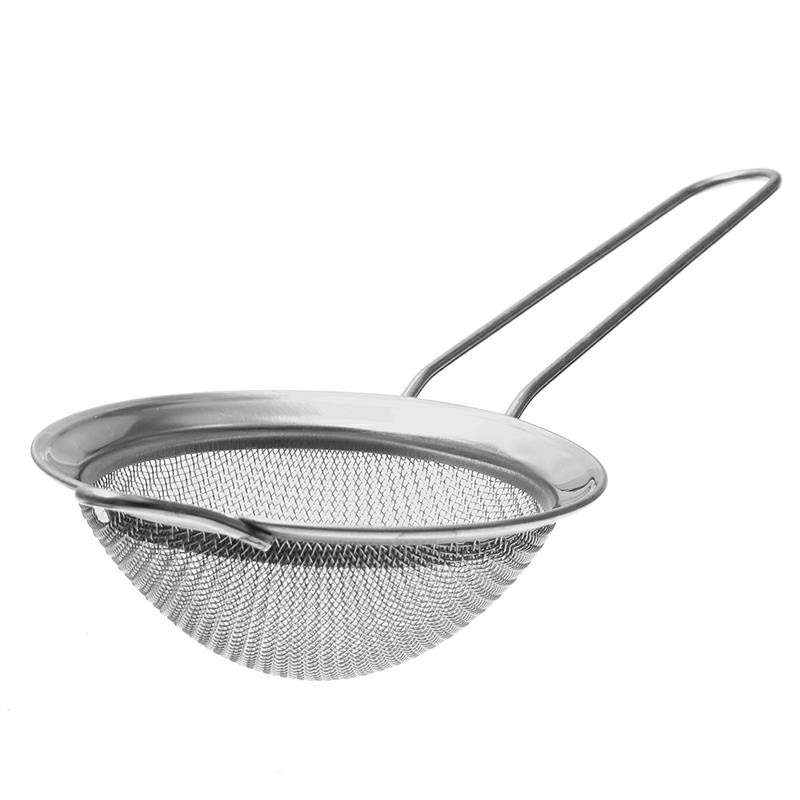 Stainless Steel Strainer Wire Mesh Classic Traditional Filter Sieve Spoon Kitchen Gadgets - 12cm